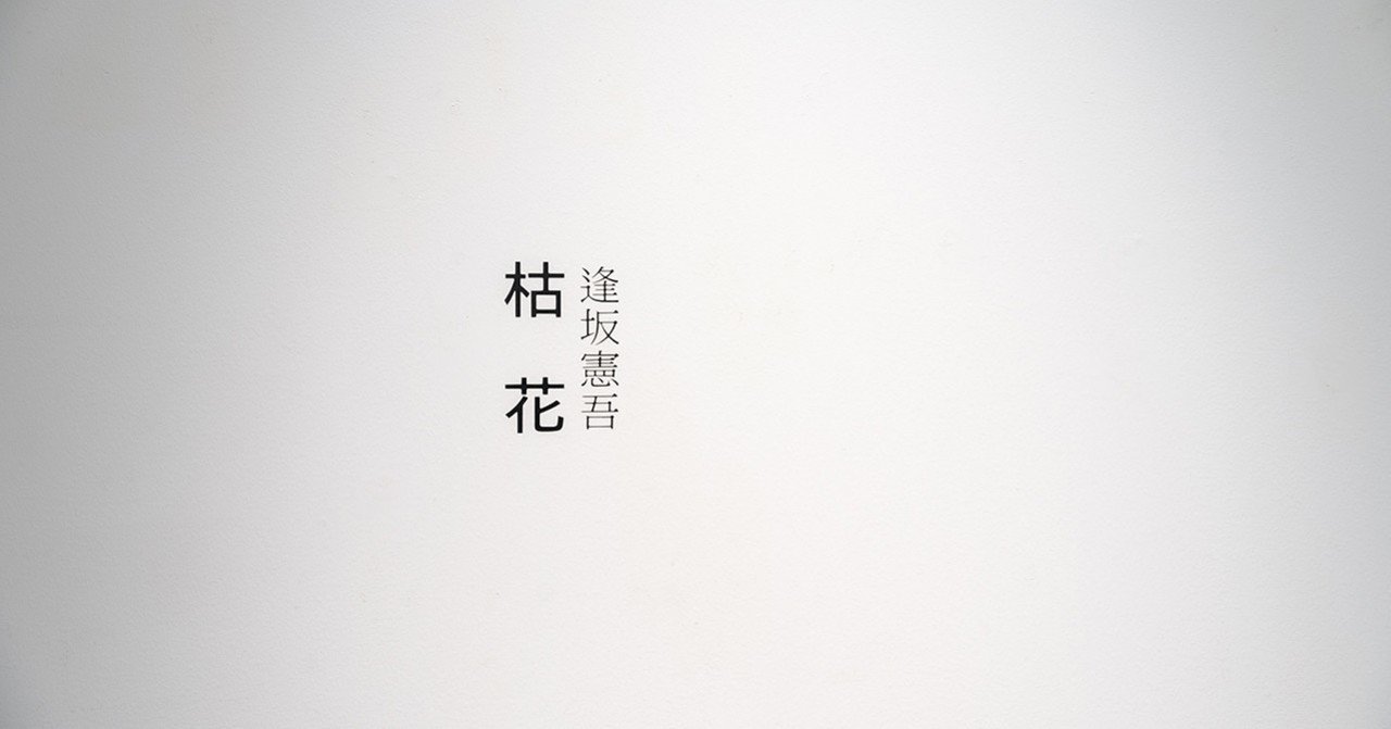個展 それはお金がかかる Kengo Osaka 逢坂 憲吾 Note