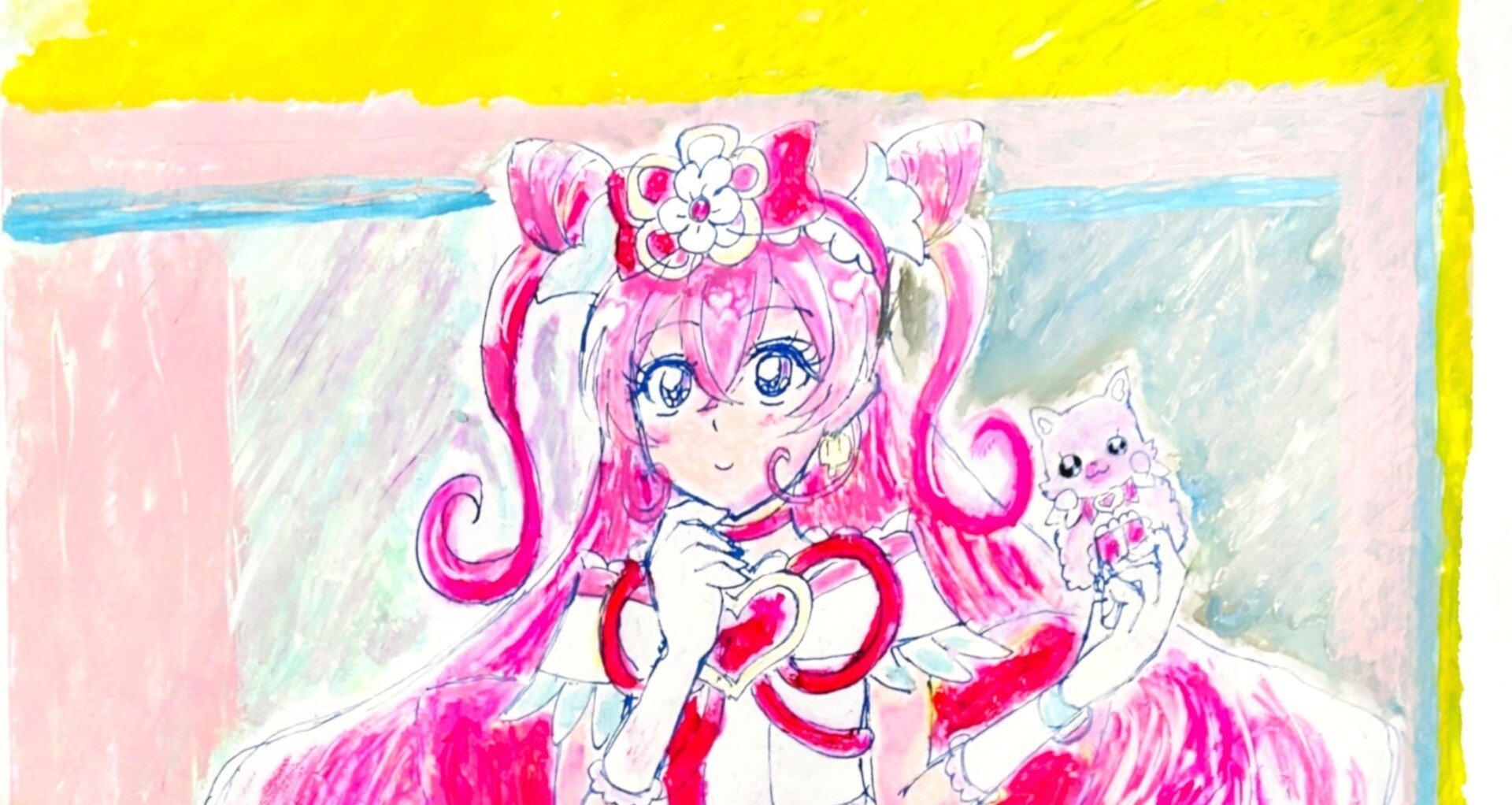 私が描いたパステル画 私の描いたファンアートまとめ｜空想だいあぱ案内人kuramaippei｜note