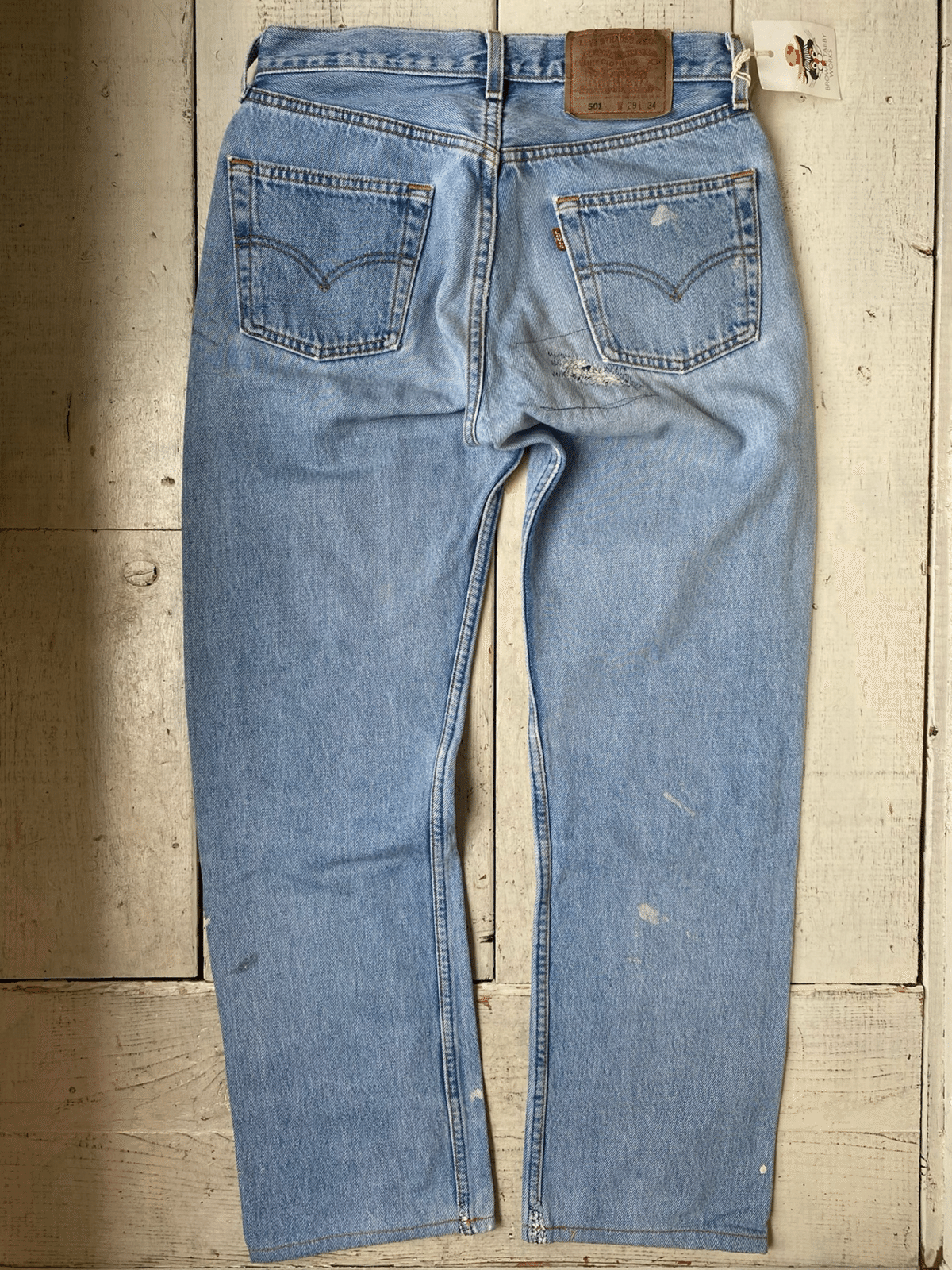 リーバイス 501レギュラー ブラウンタビーワークス 身内も絶賛｜browntabby