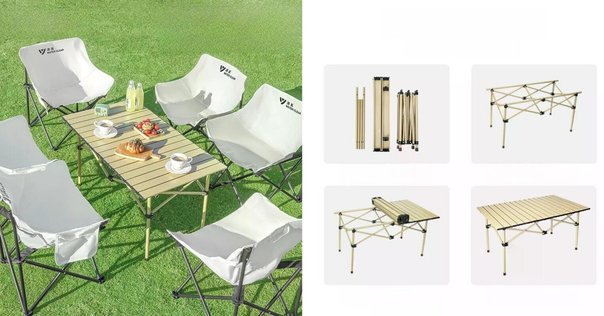 Beikemall アウトドア テーブル チェアセット Amazon.co.jp: BEIKEMALL アウトドア テーブル チェア セット