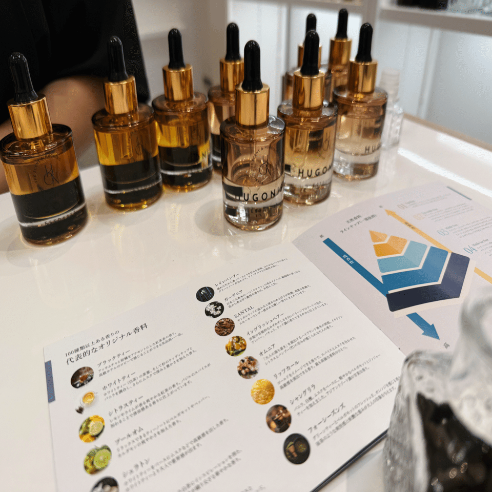 ◇HUGONISTのオリジナル香水体験が面白かった話。｜ろす。・すゔぇとろあ