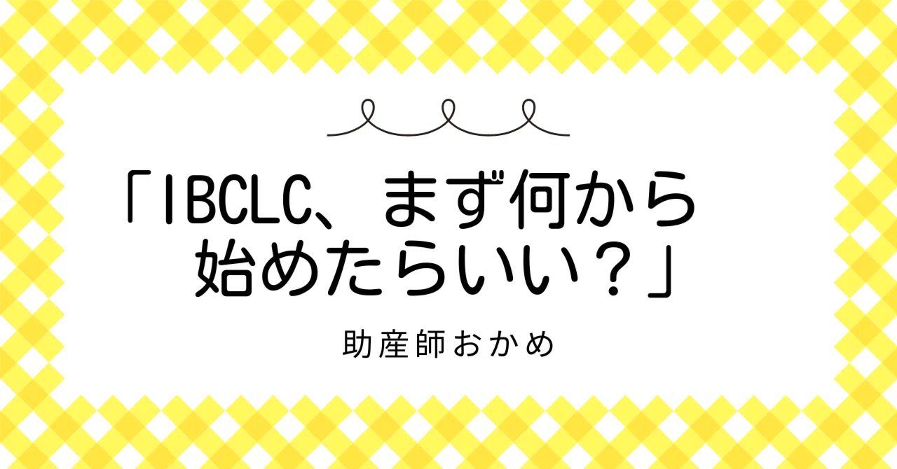 IBCLC受験 最初にやったこと：私の受験1年目の記録（前編）｜おかめ