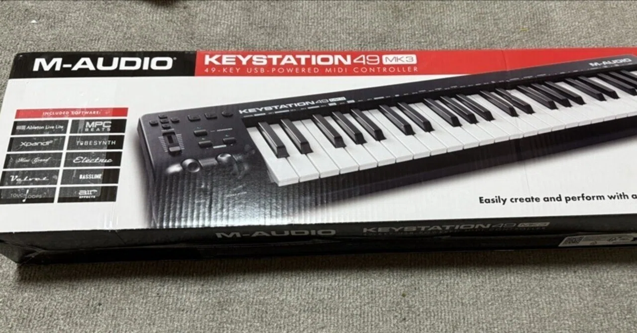 DTM用のキーボードを買いました（M-AUDIOのKEYSTATION49 MK3）｜姫草りあ