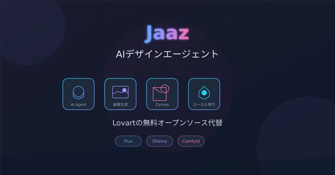 うさぎでもわかる🐰Jaaz - オープンソースAIデザインエージェントの