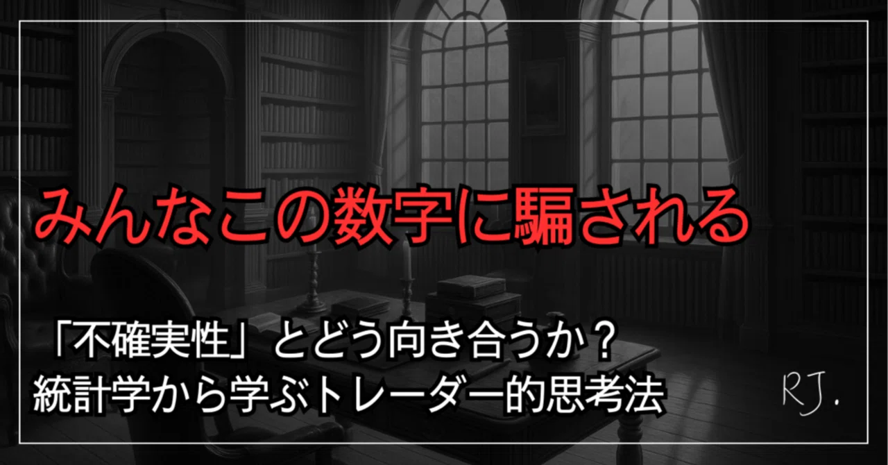 「不確実性」とどう向き合うか？統計学から学ぶトレーダー的思考法｜Red John