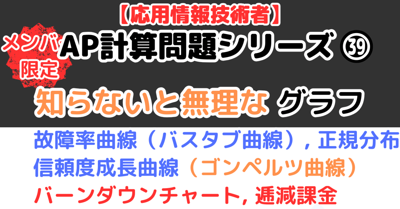 ＡＰ６問】知らないと正解できないグラフ（応用情報技術者試験）｜せんない
