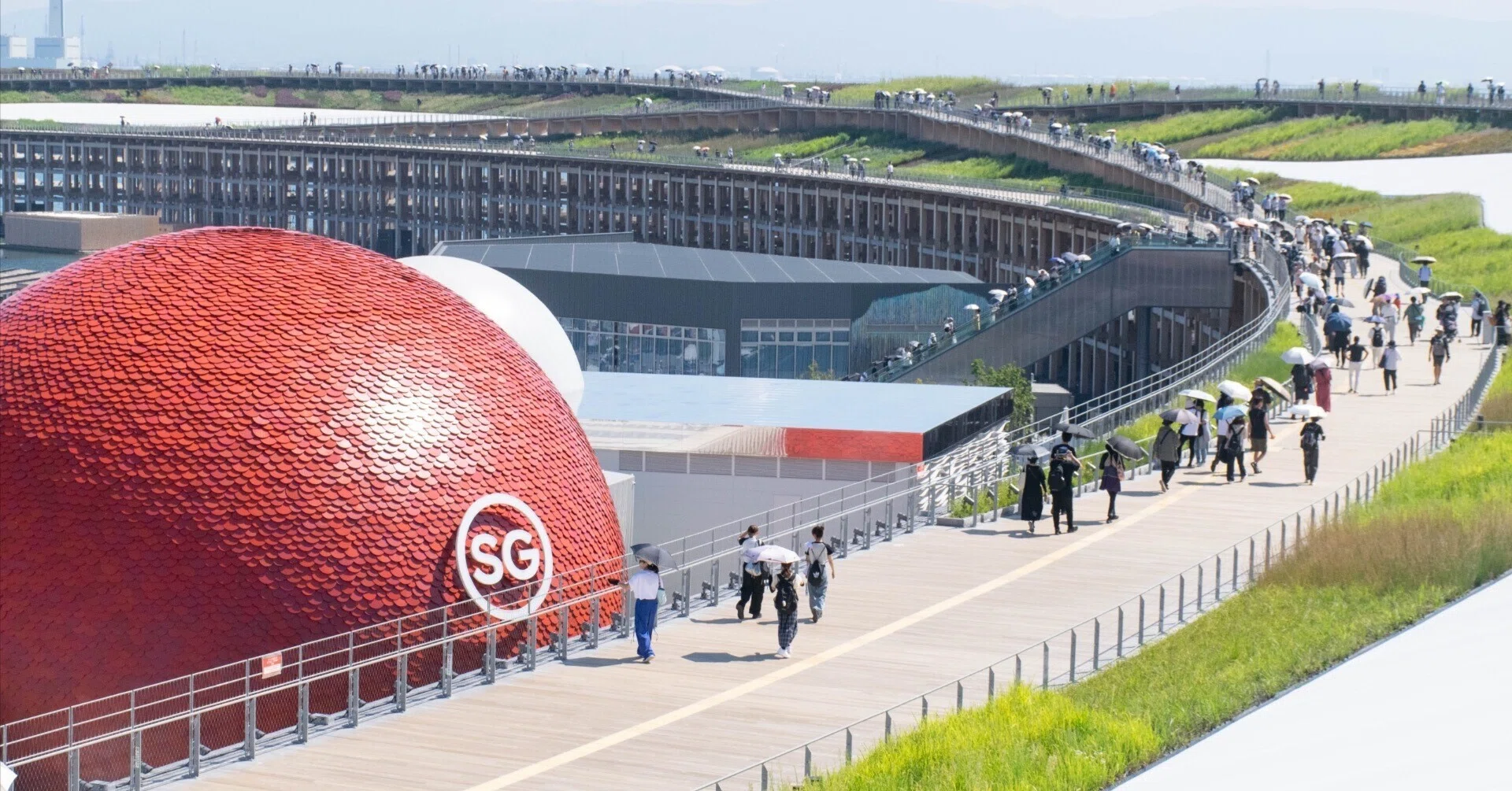 写真集】大阪・関西万博2025 その3〜大屋根リングから望む万博の景色② 