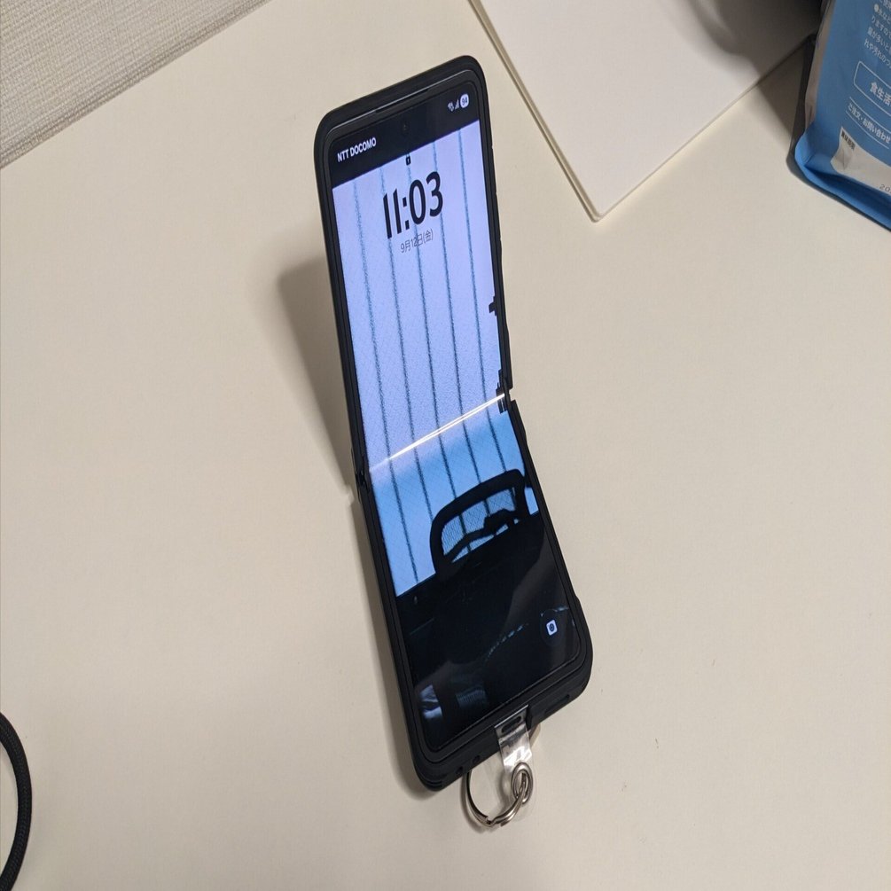 ドコモのGalaxyリペアコーナーでGalaxy Z Flip7の修理相談をしようと