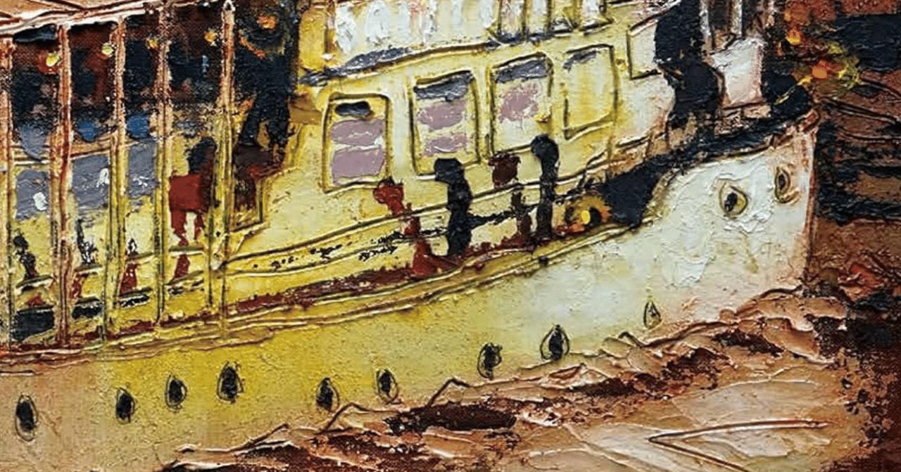 松井ヨシアキ「月夜の晩に」油彩 額装 松井ヨシアキ「月夜の晩に」油彩 額装 松井ヨシアキ「月夜の晩に」油彩