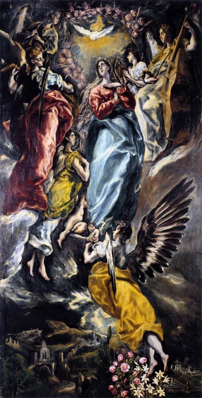Inmaculada_Oballe_El_Greco無原罪のお宿り