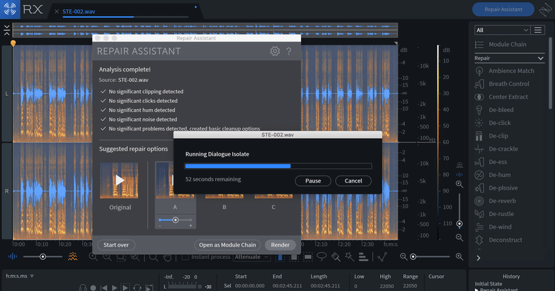 Izotope Rx7のトライアル版でリップノイズを消す方法 後編 音の編集まで エージェントゆき Stand Fm公式パートナー Note