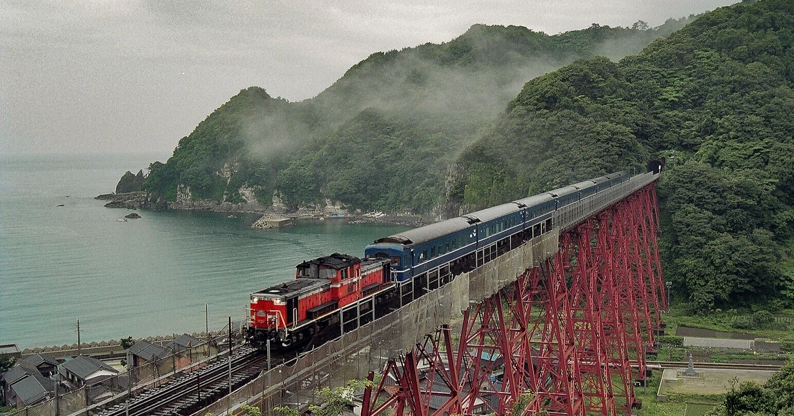 v084, 山陰本線：餘部鉄橋 （1989年）｜ひろやん