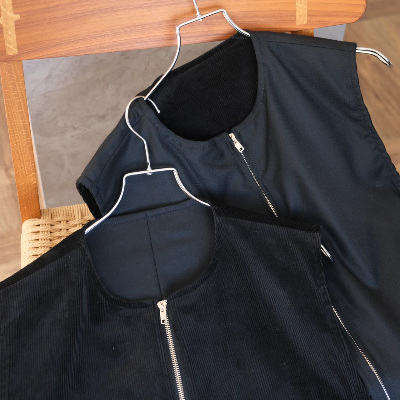 25AW BISOWN リバーシブルベスト　サイズ3 picture_pc_2f51d7c400ca6ae994e
