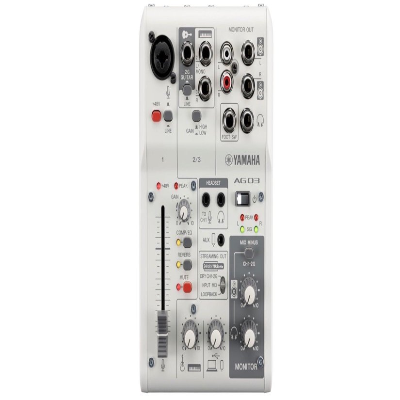 その他 yamaha ag03mk2 YAMAHA AG03MK2 W ｜配信環境を格上げする定番ミキサー｜あかうさ📸