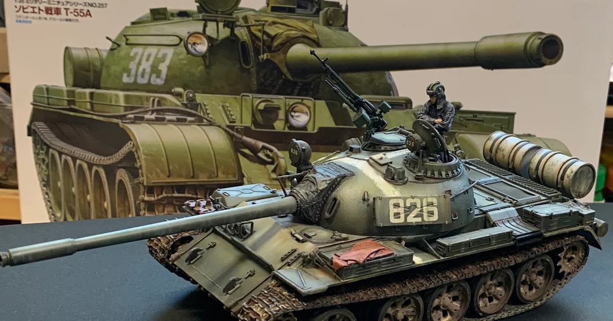 タミヤ T55 製作記｜杉さん