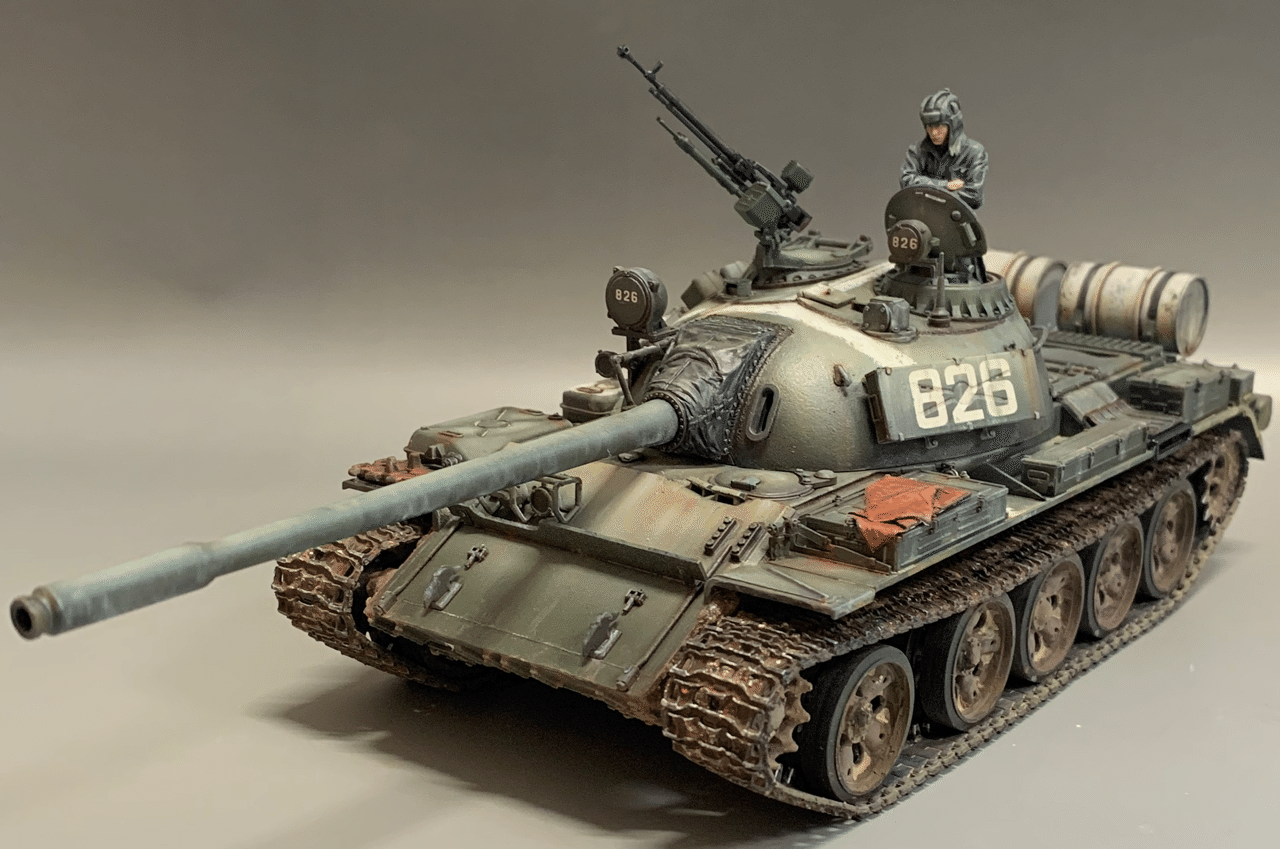 タミヤ T55 完成！｜杉さん