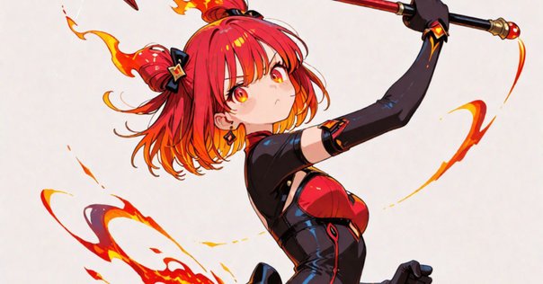 🔮【AI娘タロットカード】《魔術師 – スミレ》｜気球人🎈note