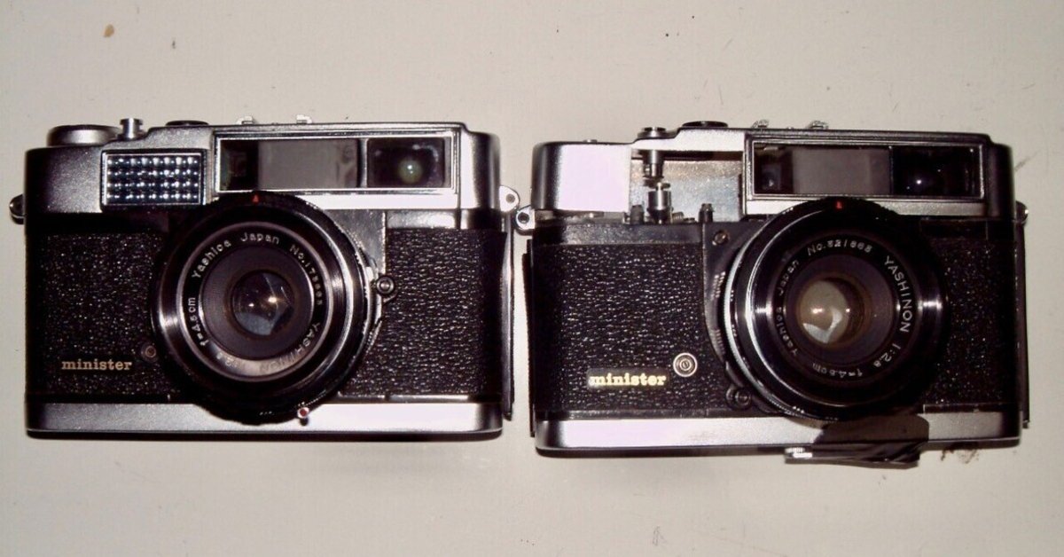 フィルムカメラ Yashica Minister YASHINON 45mm f/2.8 初めてのレストア、ニコイチのカメラ YASHICA Minister｜ema_photo