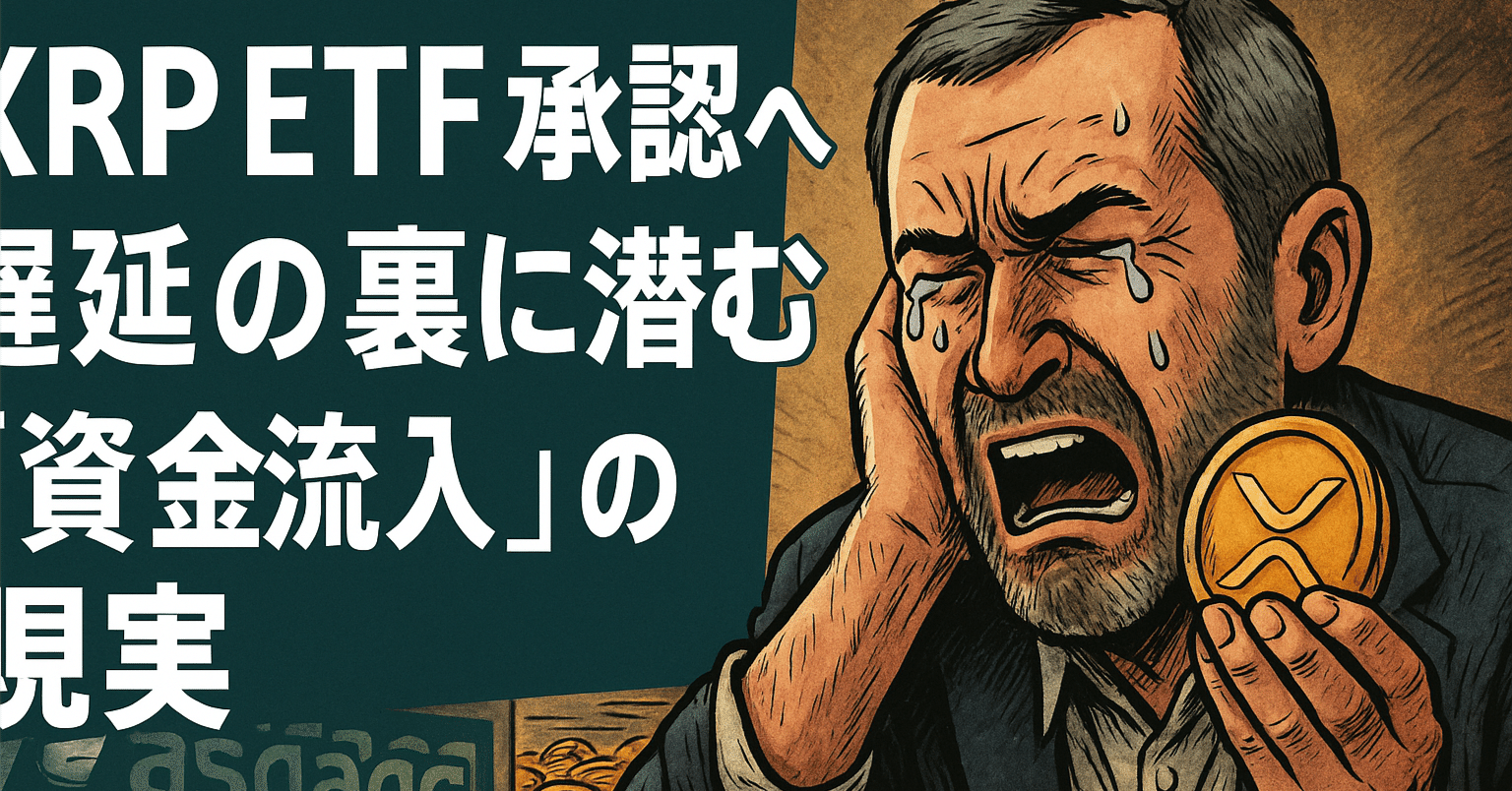 XRP ETF承認へ──遅延の裏に潜む「資金流入」の現実｜光本貴一｜XRP / Ripple