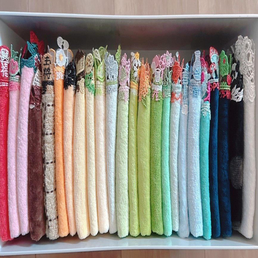 近沢レース店」のタオルハンカチを30枚集めた私が選ぶ、お気に入り5選