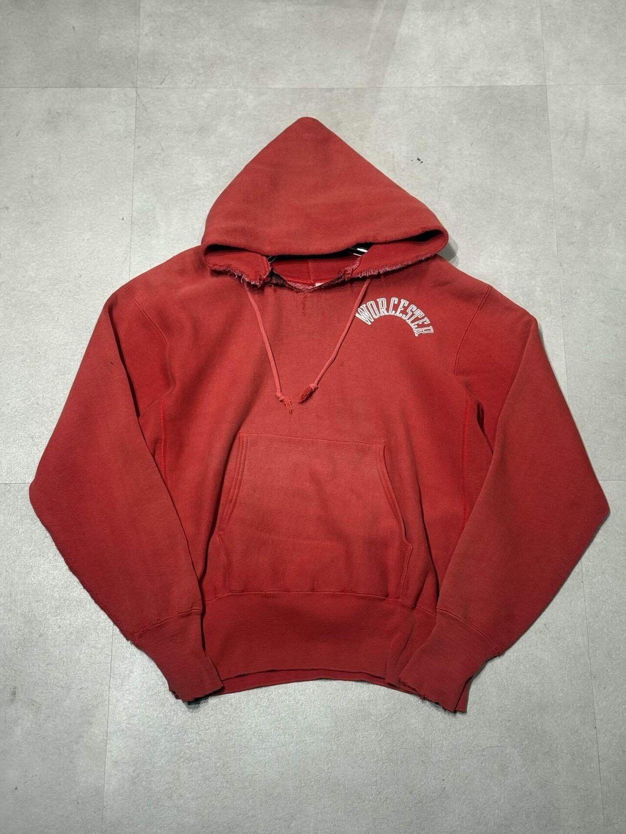 70年代チャンピオンリバースウィーブ赤単タグカットオフ