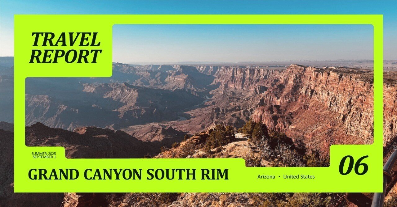 半日車で巡るグランドキャニオン国立公園【4泊5日グランドサークル旅④