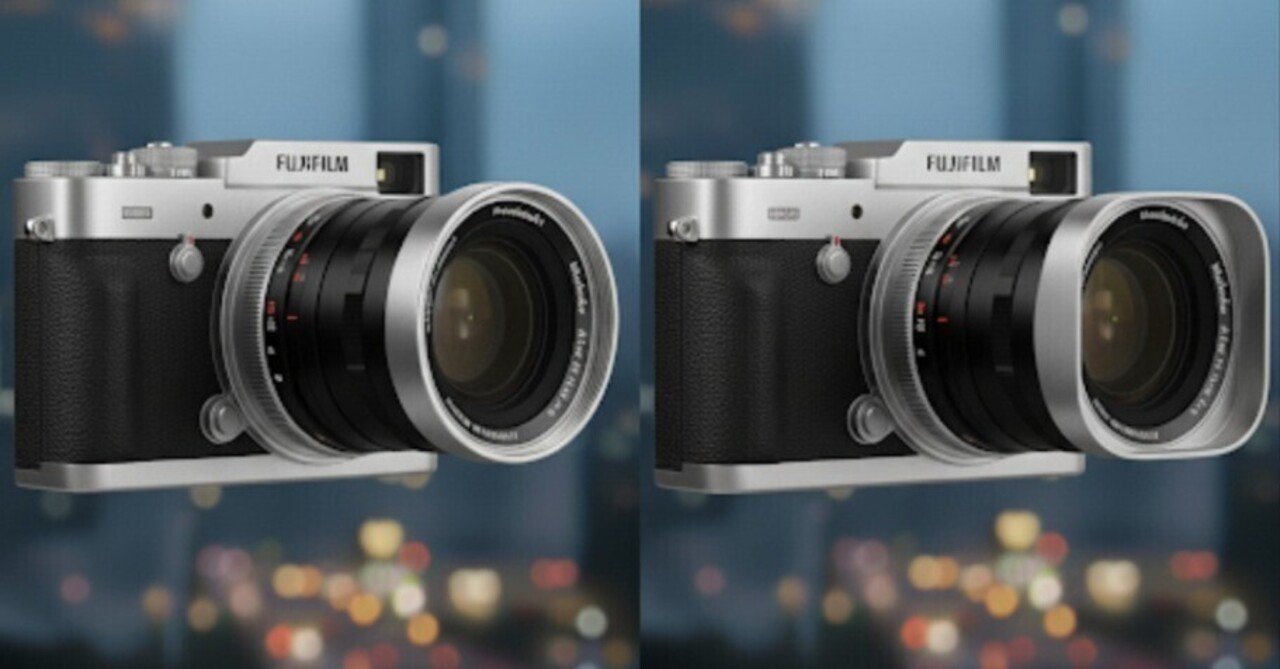 シルバーカメラ×ブラックレンズ×シルバーフード=？｜月曜休み。