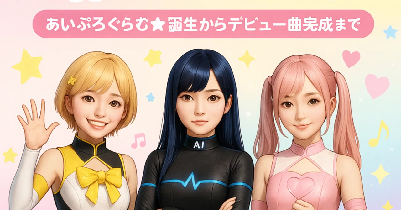スマホで！】AIアイドルユニットをつくってみた！ChatGPT＆SUNO｜生成
