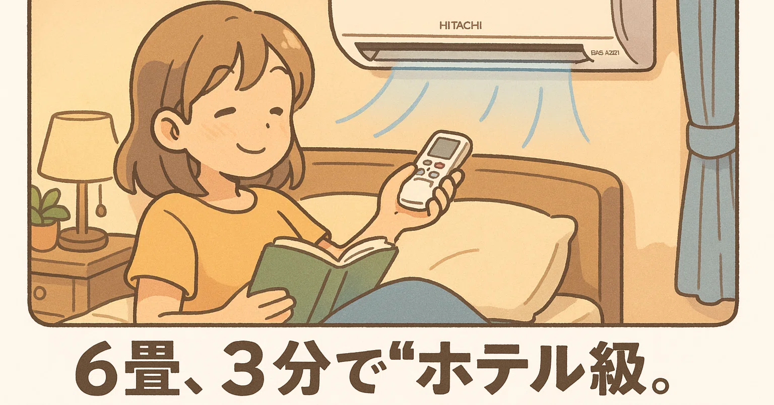 体験談】私が量販店で買わずに日立エアコン RAS-AJ22Rを選んだ理由。6 
