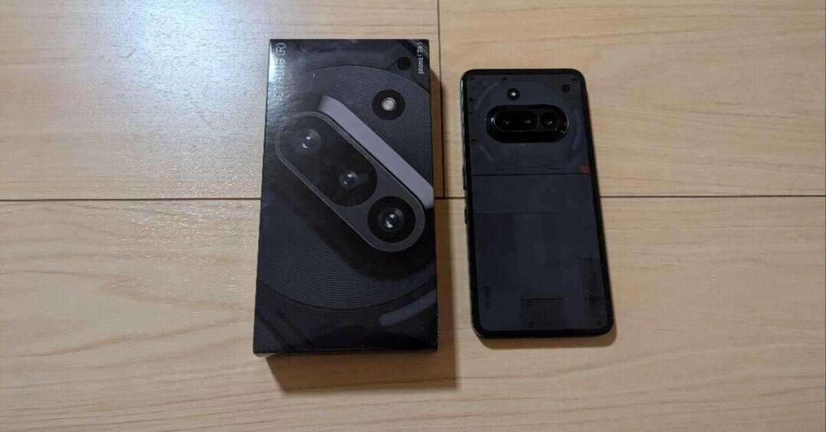 本日見つけた意外なレアモン!】Nothing Phone 3a ブラック本体を