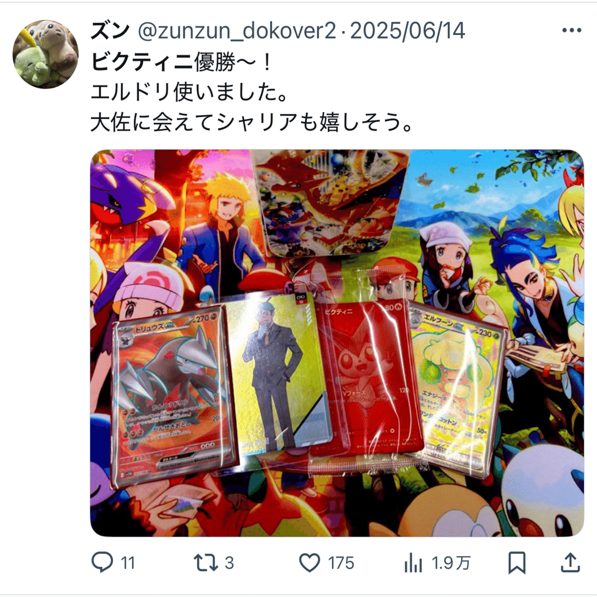 ビクティニ　BWR 優勝景品 ビクティニ BWR 優勝景品