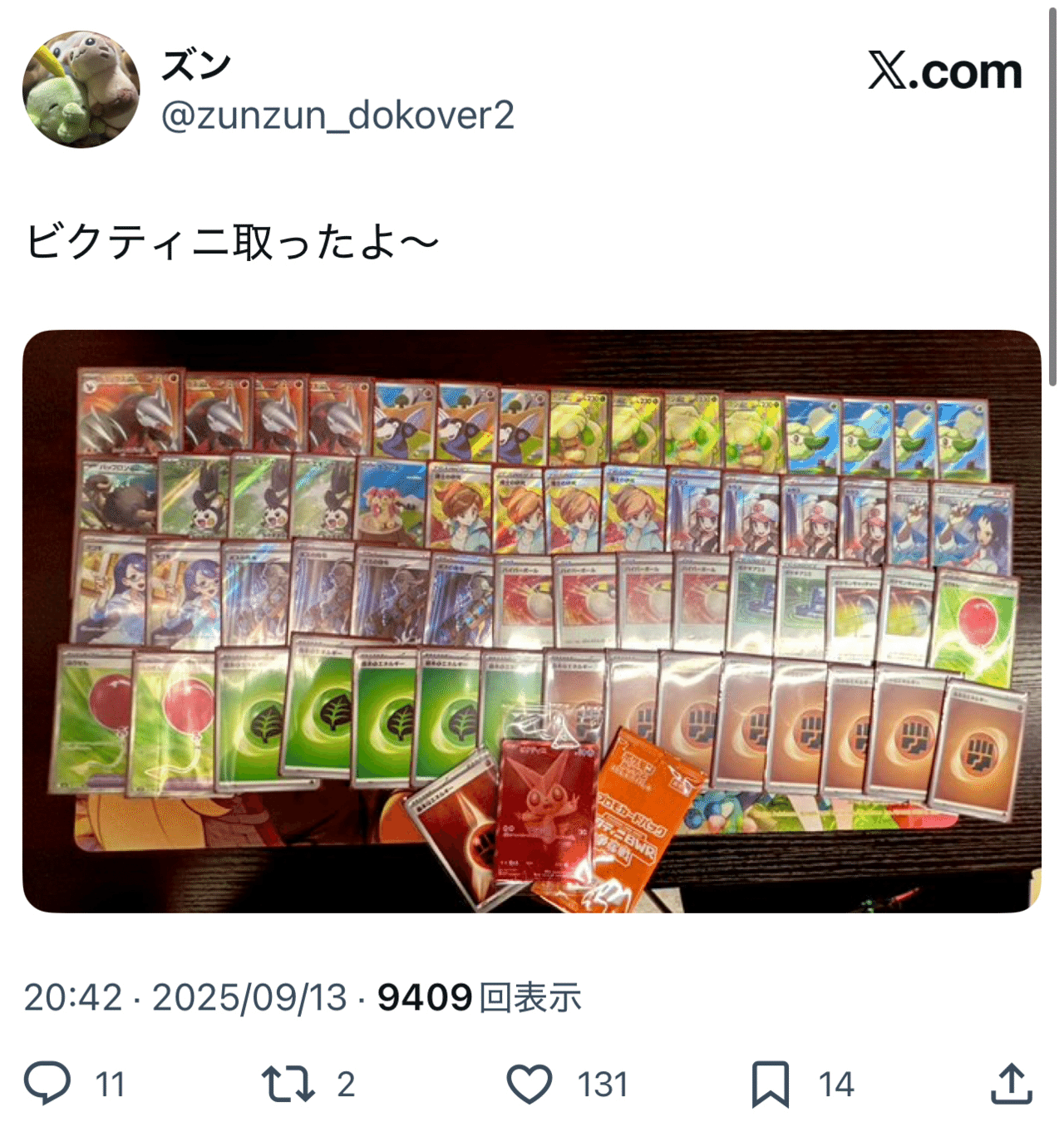 ビクティニBWR争奪戦を終えて｜zun