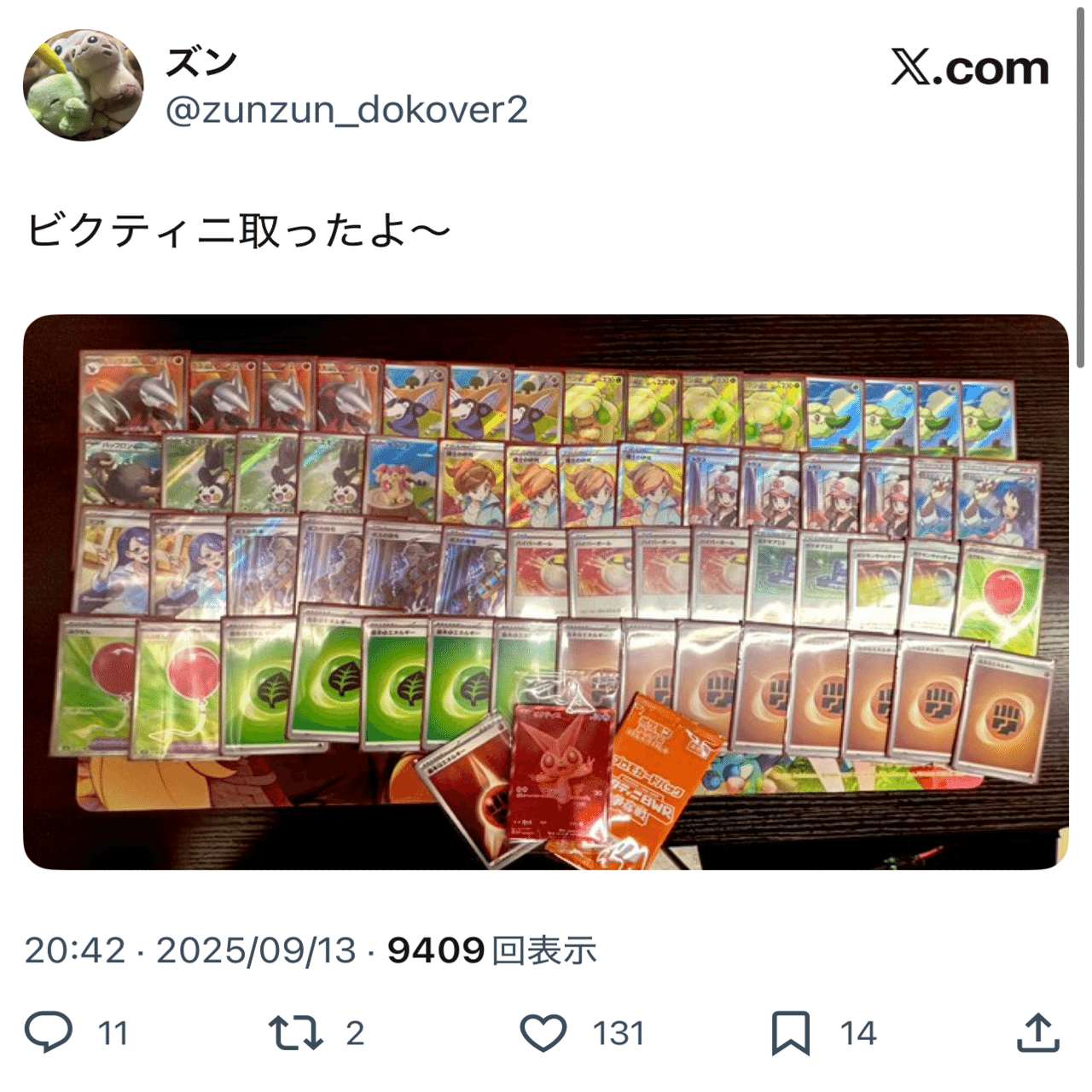 ビクティニBWR争奪戦を終えて｜zun