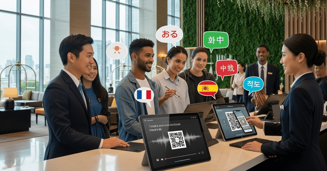 ホテルの外国人チェックイン対応