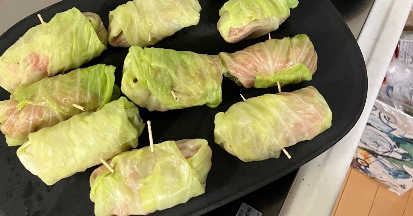 ロールキャベツ！ そろそろ・・食事も・・初秋モードかな？ という気分