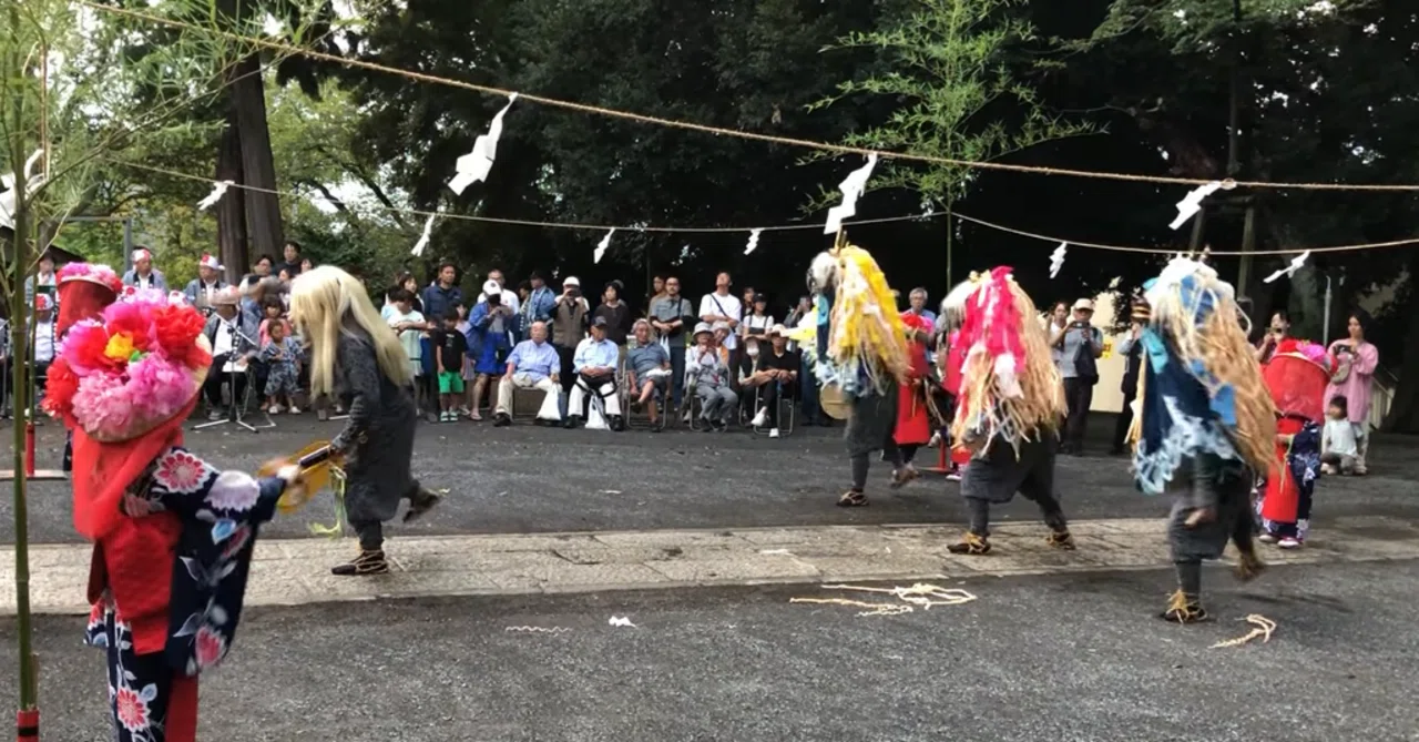 9/13 高木の獅子舞が奉納｜多摩湖77