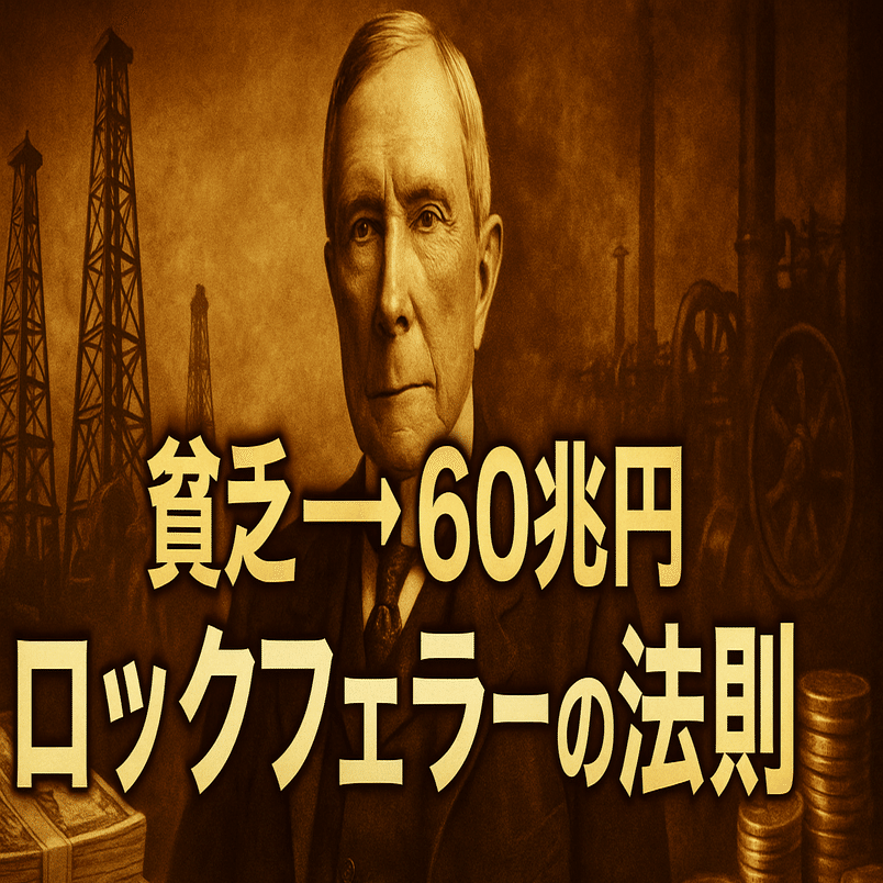 史上最強の成功戦略】貧乏人が60兆円の大富豪ロックフェラーになった「現代では危険すぎる」5つの法則｜ぺんすと🐧｜ライフデザインサポーター