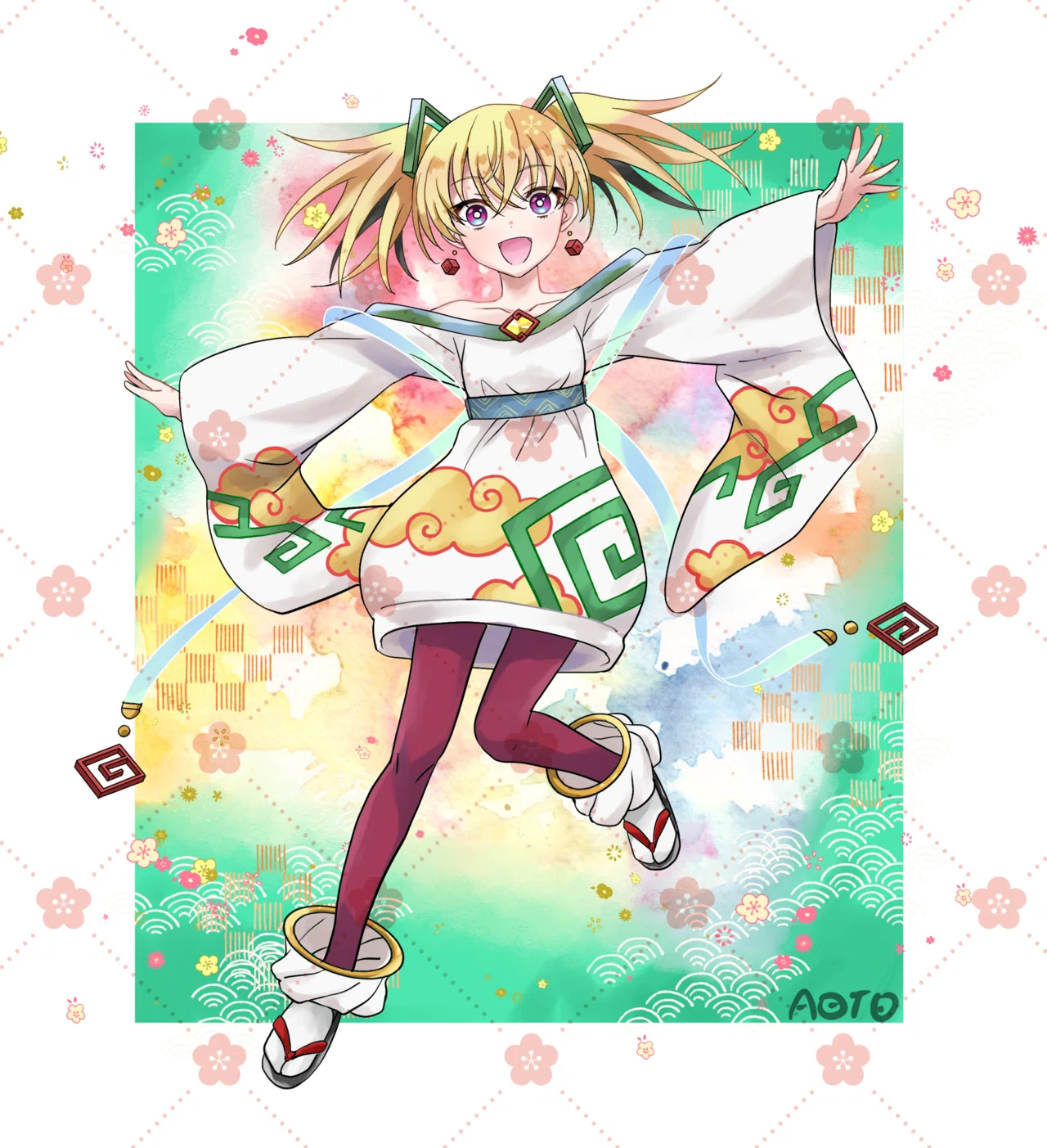 雷の神様（オリジナルキャラ）｜アオト@楽しく生きるアラフォー