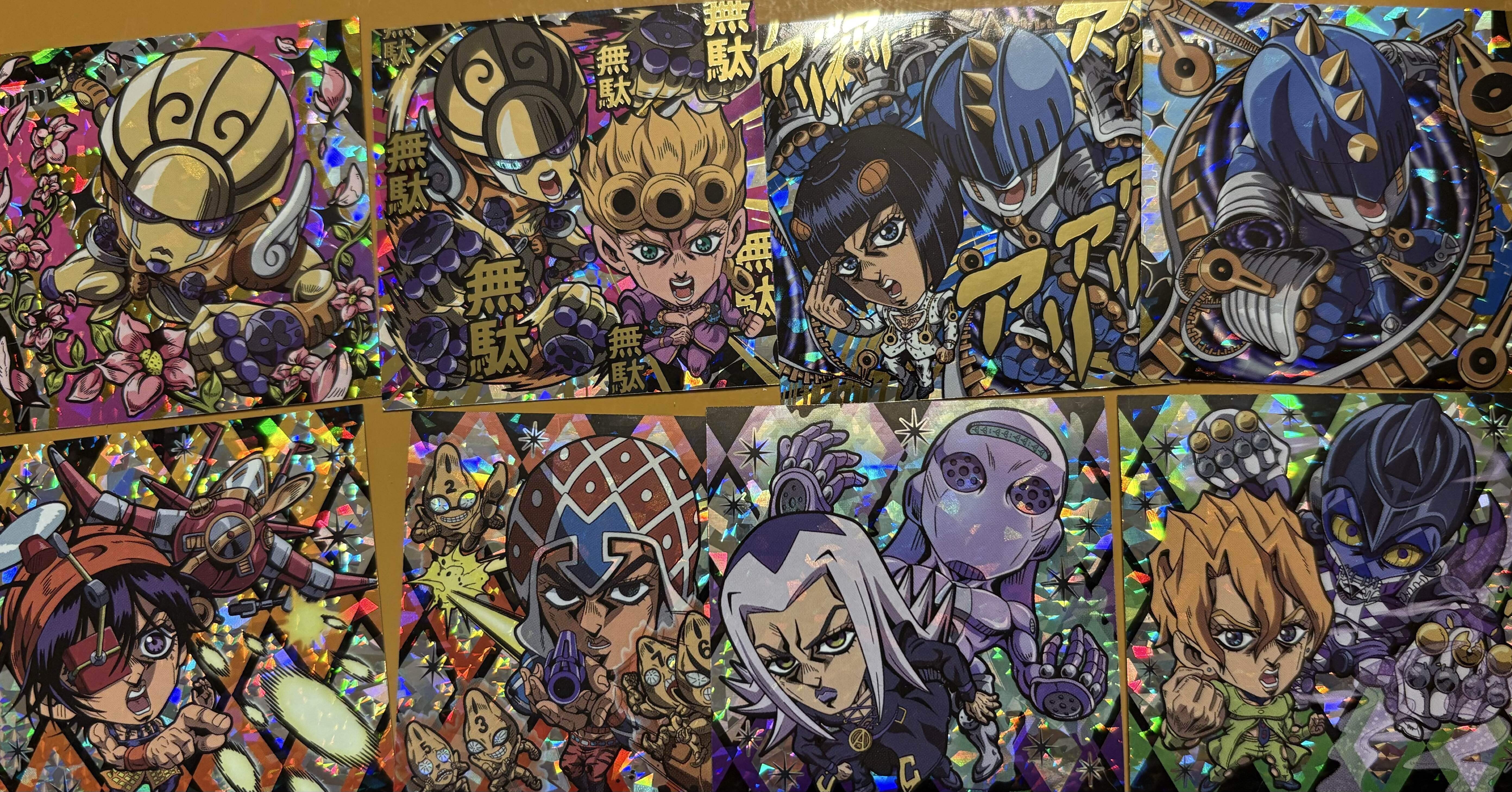 にふぉるめーしょん ジョジョシールウエハース 〜黄金の風 Episodio2 ジョジョの奇妙な冒険 にふぉるめーしょん　1部〜5部 208種フルコンプセット