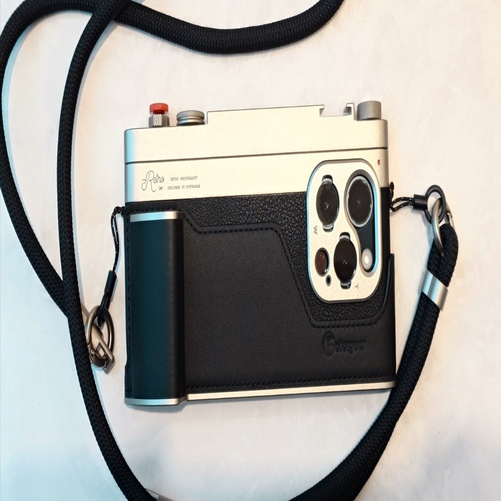 Fotogear Retro 16mm広角レンズ付　カメラ風iPhoneケース 最高のiPhoneケース見つけました｜サドル(sadolphoto)