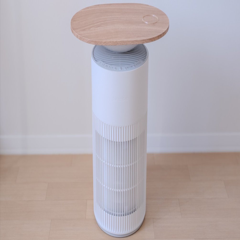 1台4役のスタイリッシュな空気清浄機 │ SwitchBot 空気清浄機Table