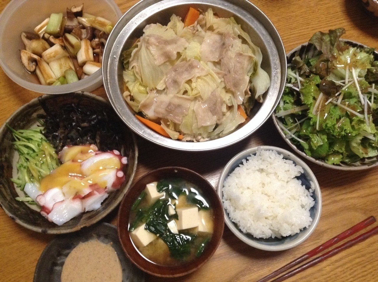 11 11蓮根庵の晩ごはん Miwa Note