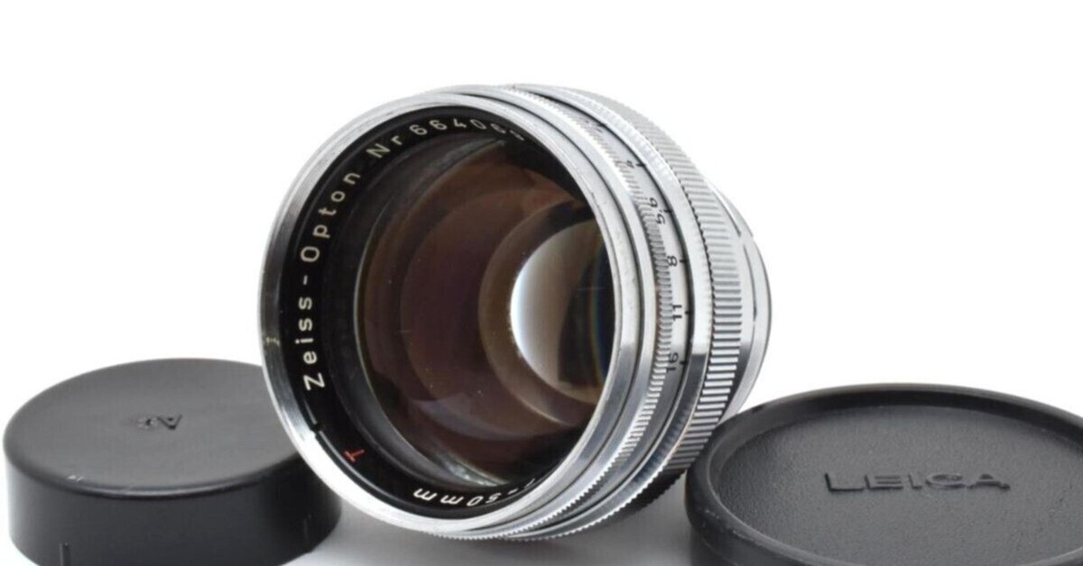 Carl Zeiss Sonnar 50mm F1.5 旧コンタックスマウント Sonnar 50mm f1.5 (Contax) – FLASHBACK CAMERA