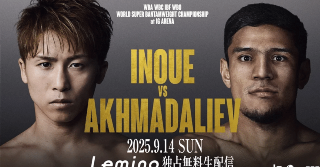 井上尚弥vs アフマダリエフ Mサイズ パンフレット付き 判定狙いならメイウェザー化「井上尚弥vs M・アフマダリエフ