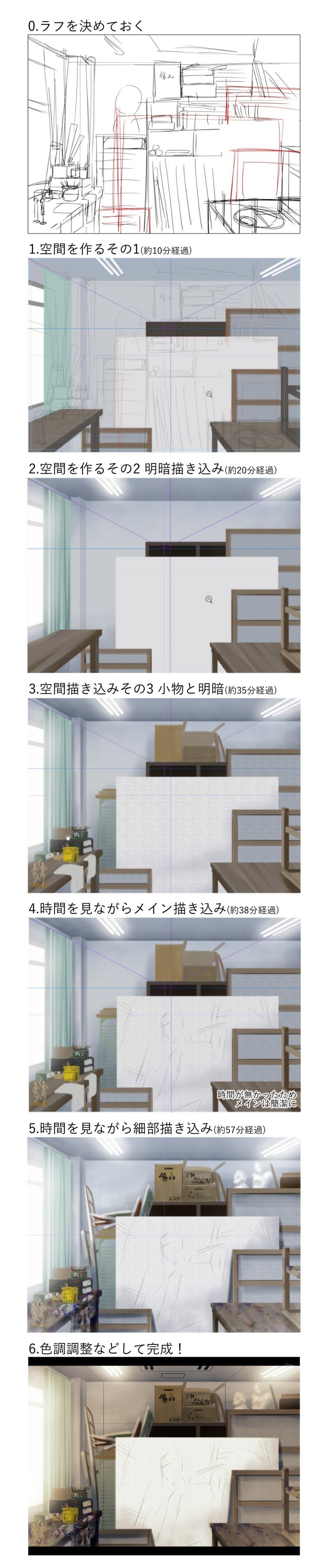 背景ワンドロ 美術室の描き方 背景イラスト配布中 コノハ Note 背景ワンドロ 美術室の描き方 背景イラスト配布中 コノハ Note