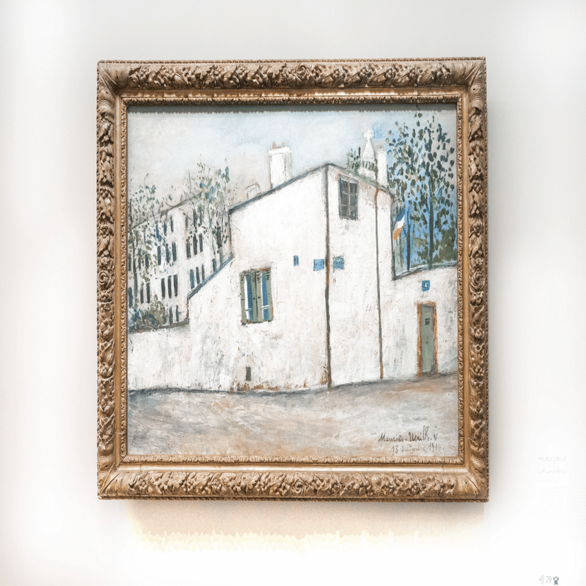 モーリス　ユトリロ　maurice utrillo 絵画 Maurice Utrillo モーリス・ユトリロ 白の時代｜Yoshiki77