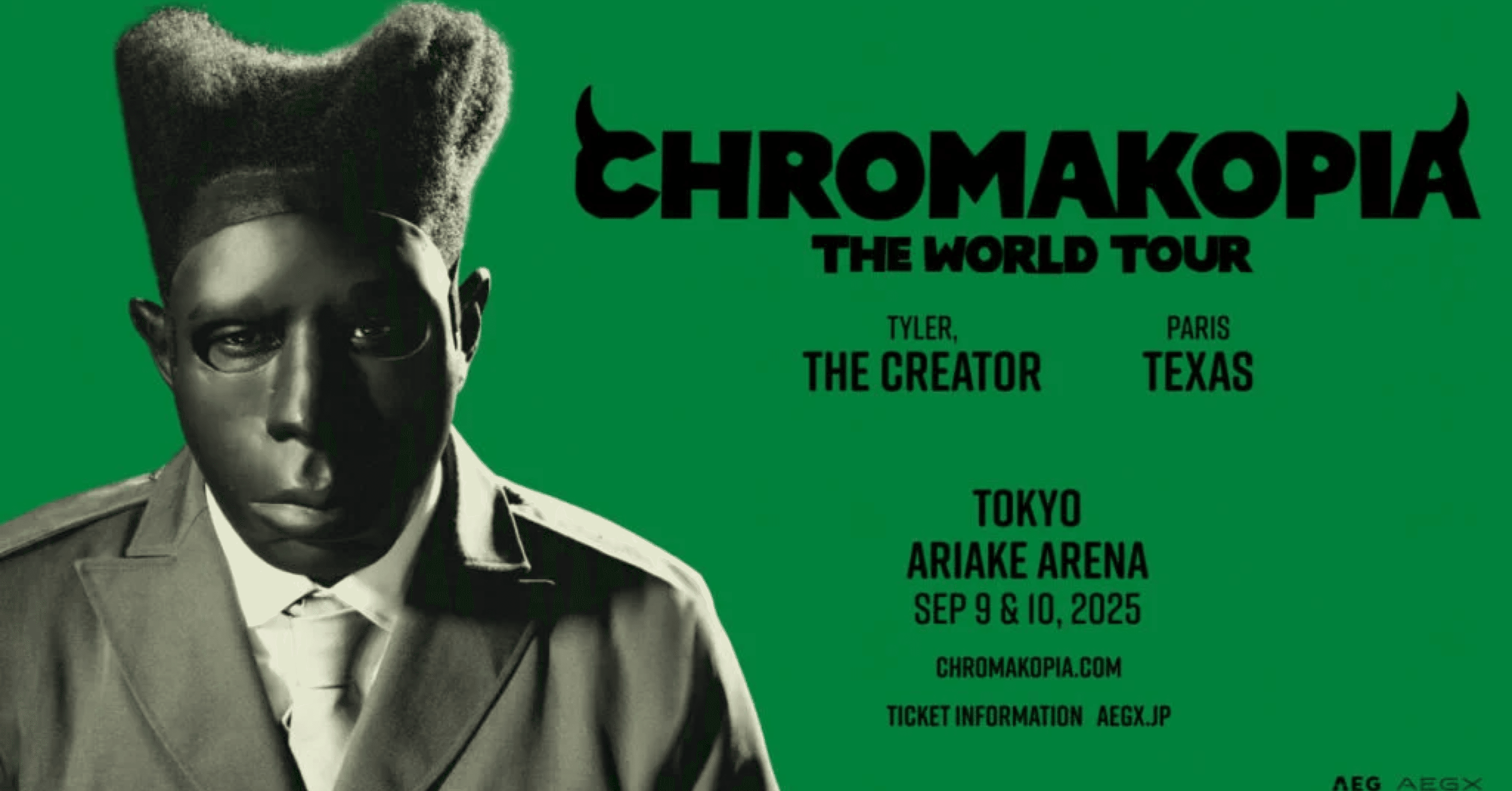 ライブレポ | 会場のシンガロングに感動！Tyler, The Creator