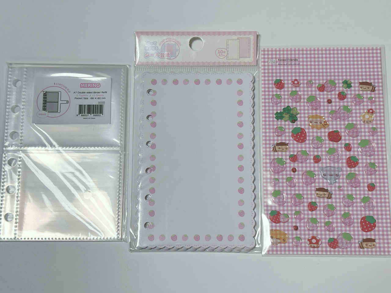 平成レトロ メリング デニムシール帳 クローバー シール台紙 ドット 2