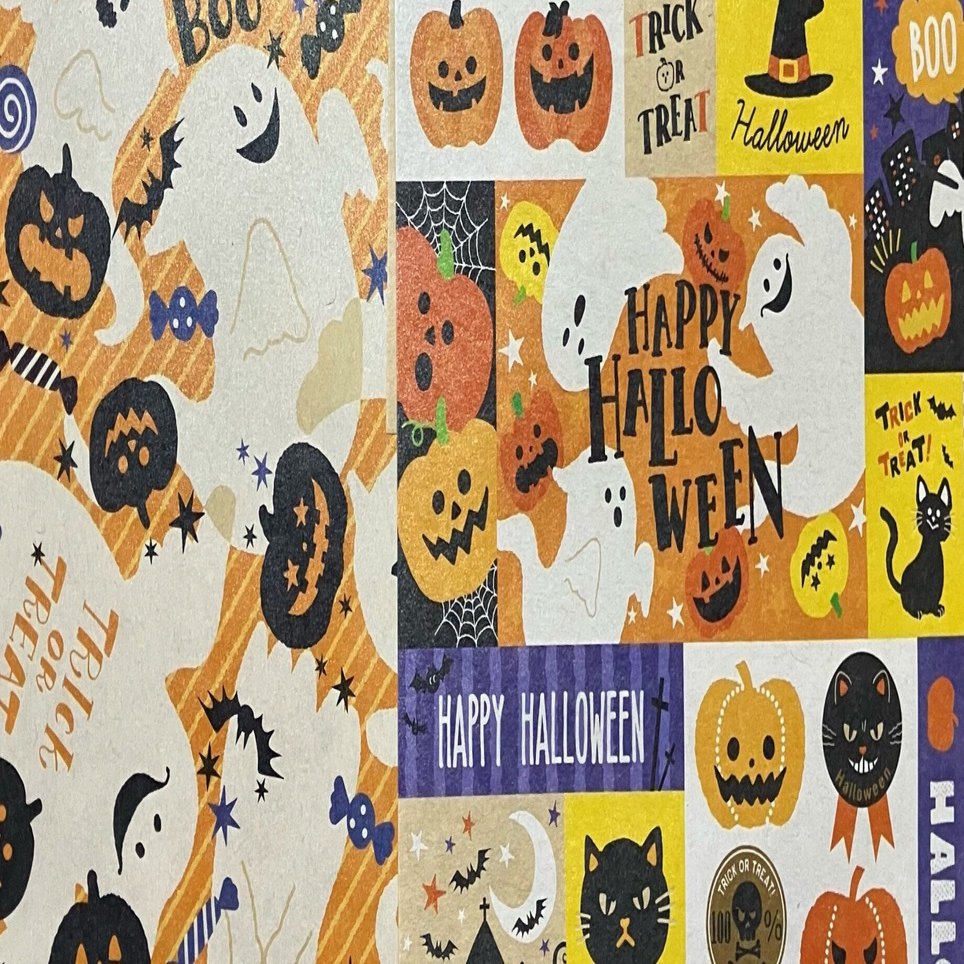 OKINI クラフトデザインペーパー エンジョイハロウィン｜えいみ