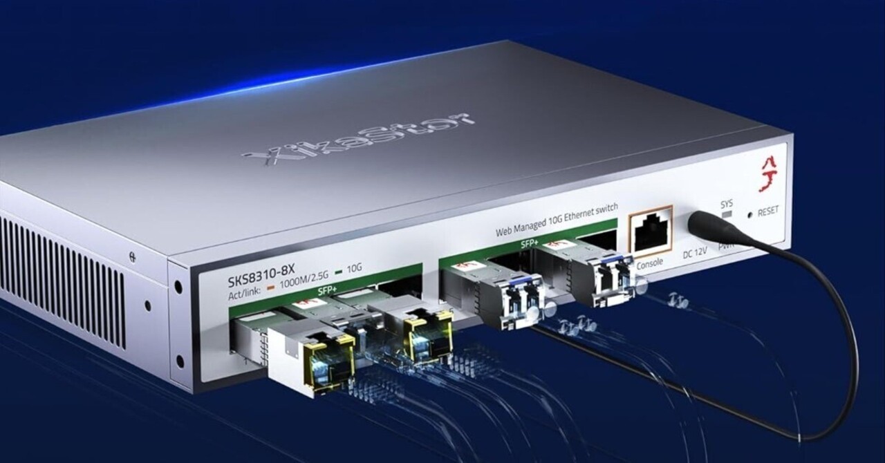 格安10GbE L3スイッチ「SKS8310-8X」を自宅に導入してみた｜R-Y-O